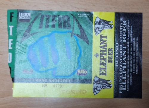 Litfiba terremoto tour - terremoto, 1993