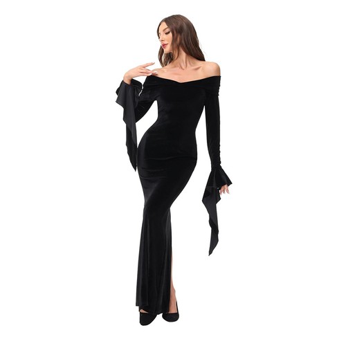 Costume morticia famiglia - morticia, la
