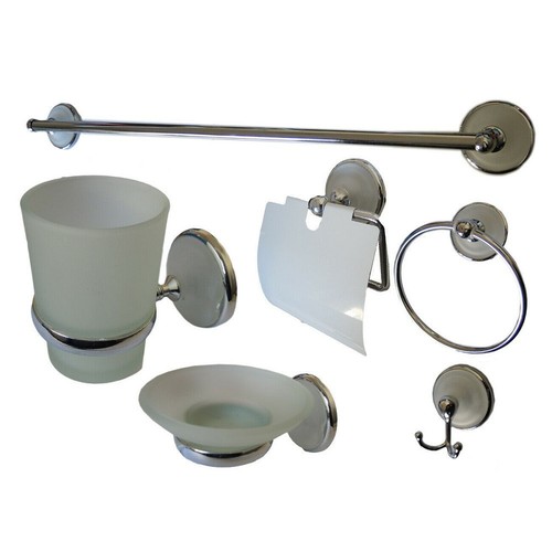 Set accessori bagno - set, cromati