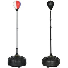 SPORTNOW Punching Ball da Terra Base Riempibile Altezza Regolabile