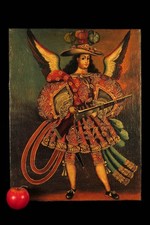 Antico Pittura Olio su Tela