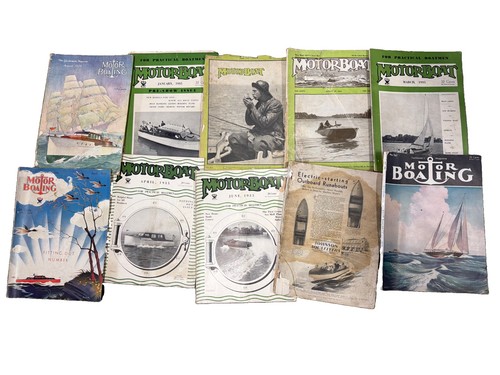 Rivista motoscafo antico lotto