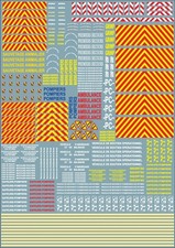 Décalcomanie à l'eau, format