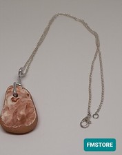 Collana Artigianale con Ciondolo Charm In Ceramica Di Mare - Sea Pottery Italy