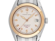 Eterna Matic Kontiki 1858 red ref.633.1573 1998 scatola originale come nuova vintage