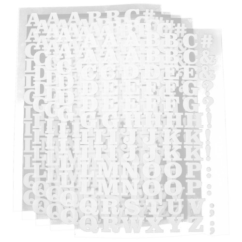 Pcs lettere adesive tessuto - lettere,