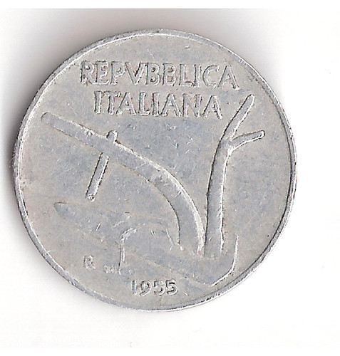 1955 italty coin lira - coin,