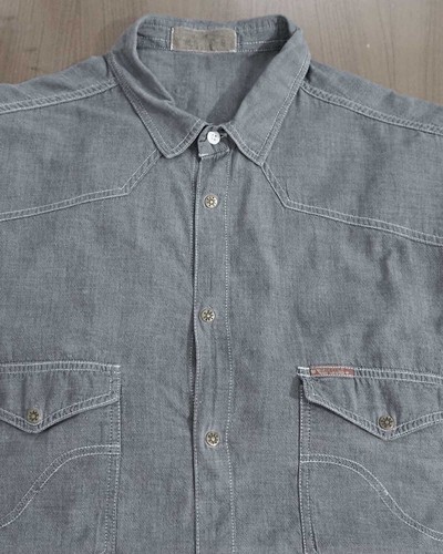 Camicia jeans uomo mustang - camicia,