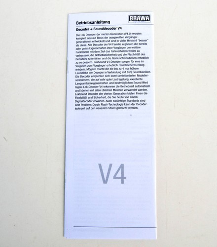 Brawa manuale originale per - brawa,