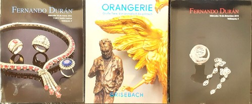 Tre cataloghi aste gioielli - cataloghi,