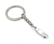 Portachiavi Skateboard Argento