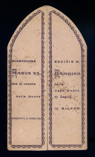 Santino cromo holy card - santino, cromo-holy