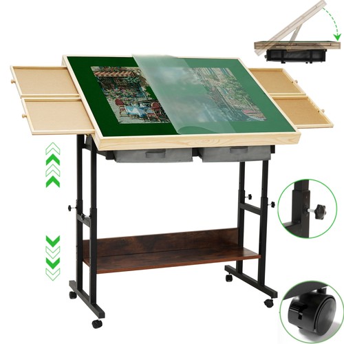Tavolo puzzle 1500 - 1500, legno