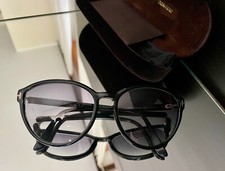 Occhiali da sole Tom Ford - Nero con lenti Blu sfumate