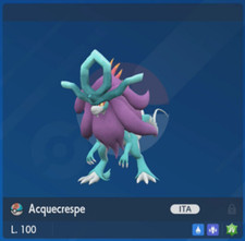 Acquecrespe (Suicune PARADOX Walking Wake) BATTLE READY - Scarlatto e Violetto