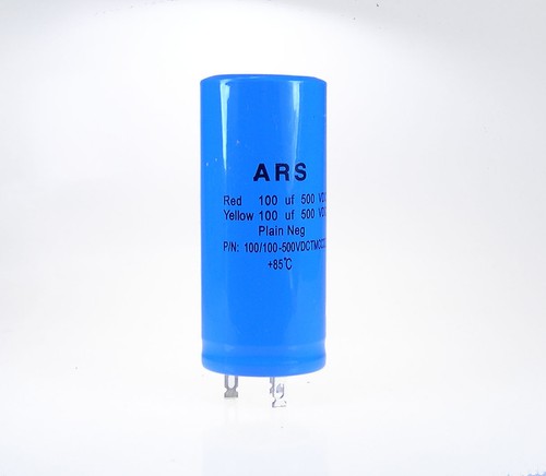 100uf 500vdc ars - ars, doppio