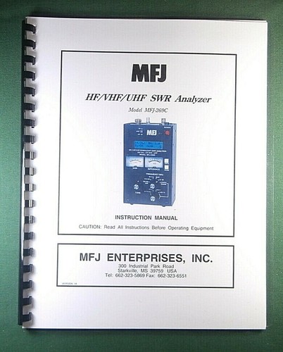 Mfj 269c swr analizzatore - 269c,
