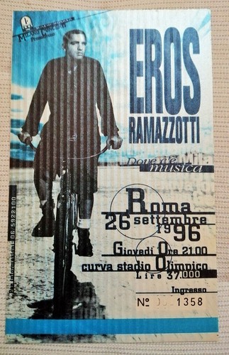 Biglietto concerto eros - biglietto,