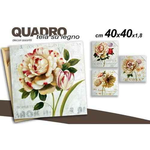 Quadro quadretto fiori - quadro,