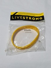 Bracciale Vintage Livestrong Nike Lancia Armstrong Consapevolezza Cancro Gioventù 