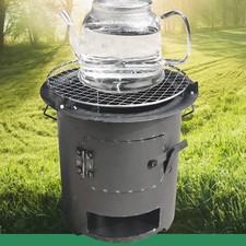 Forno a legna resistente all'usura, fornace da campeggio per barbecue in