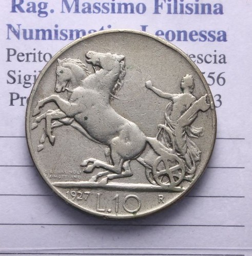Veiii italia 10 lire - italia,