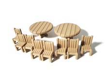 Set taverna miniatura 2 tavoli