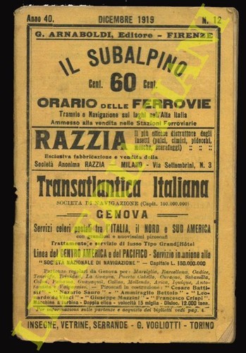 Subalpino orario delle - il,