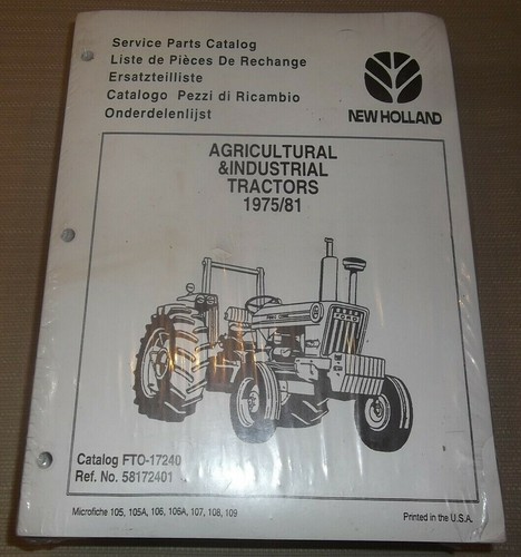 New holland manuale parti - holland,