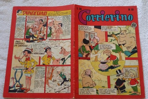 Corrierino storia pinocchio - corrierino,