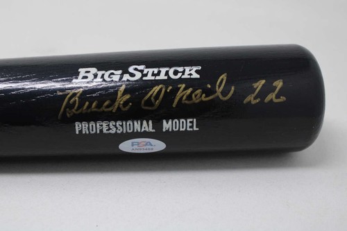 Buck neil bat signed auto - buck,