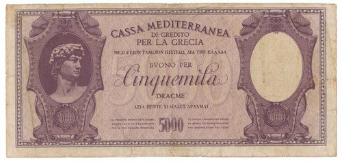 5000 dracme cassa mediterranea - 5000,