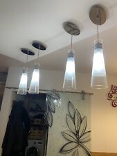 Lampadario a sospensione Vetro 4 Pz