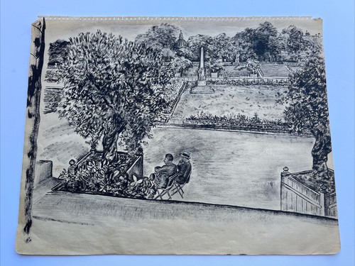 Antico dipinto 1929 - dipinto, elencato