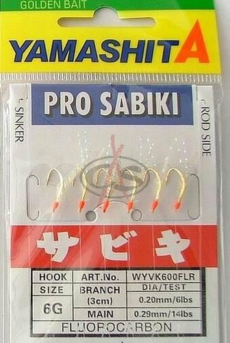 Sabiki yamashita pro wyvk600fl - sabiki,