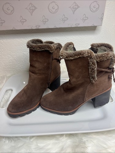 Stivali con tacco - in, shearling