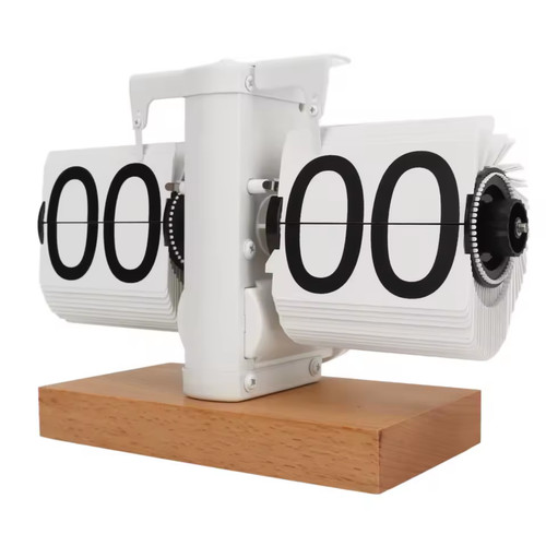 Orologio flip clock vintage - orologio, da