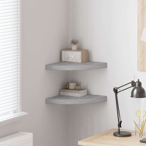 Mensole angolari 2pz - 2pz, grigio