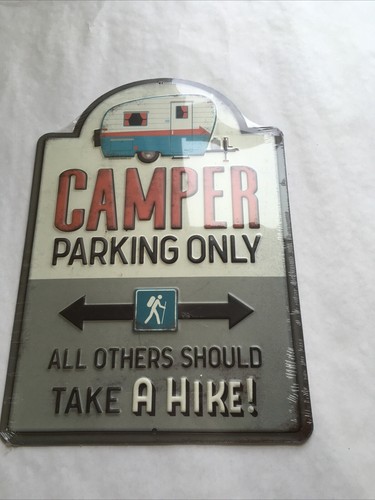 Insegna solo parcheggio camper - insegna,