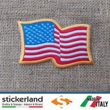 Toppa patch bandiera americana - patch,
