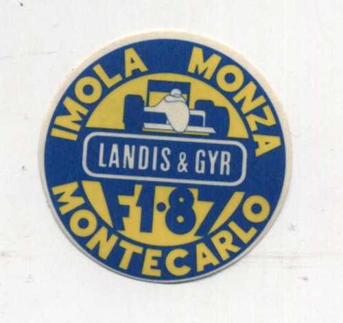 Adesivo formula 1987 - 1987, imola