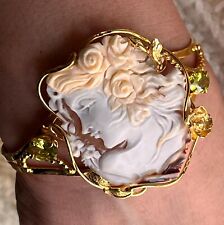 BRACCIALE CAMMEO STILE ANTICO LAVORATO A MANO Vintage Artigianale made in italy 