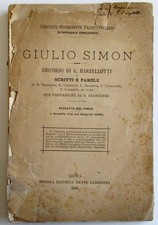 Giulio Simon. Discorso di