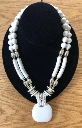 Collana vintage con - , perline