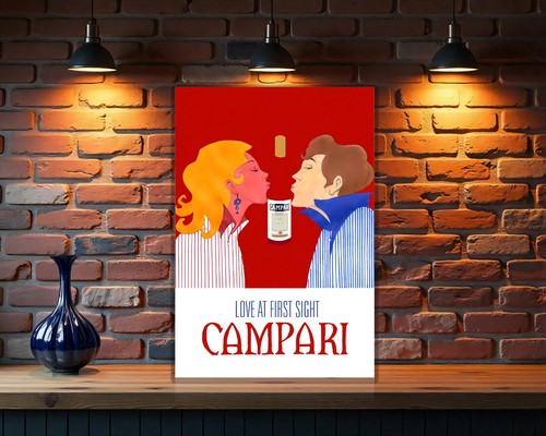 Insegna vintage campari amore - vintage,
