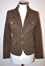 PATRIZIA PEPE GIACCA DONNA COLOR CACHI, OTTIMO STATO, TG. 40 IN COTONE, PRELOVED