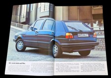 VW VOLKSWAGEN GOLF II 2 C CL GL Carat GTD GTi depliant brochure 1984 BB