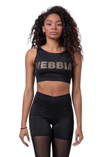 Nebbia gold mesh - mini, top