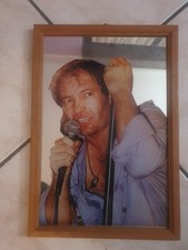 Quadro 20×30  In Vetro e Cornice In Legno Raffigurante VASCO ROSSI Molto Bello