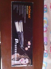 Piastra Sonar Wave Envy Capelli Ondulati Mossi Arriccia Onde In Metallo